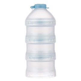 Simba Twist-Lock Stackable Milk Powder Formula Dispenser and Snack Storage Containers, Blue (BPA Free)