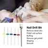 Brocas para Remover Cutículas, Fresas para Pulir Uñas de Cerámica