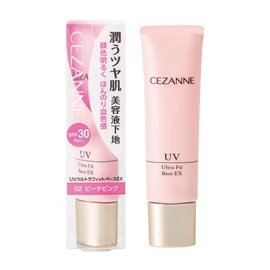 Cezanne UV Ultra Fit Base EX ‐ 30g ‐ 02 Peach Pink