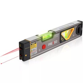 PREXISO 2-in-1 Laser Level with 100Ft Point & 30Ft Line, Magnetic Leveler for...