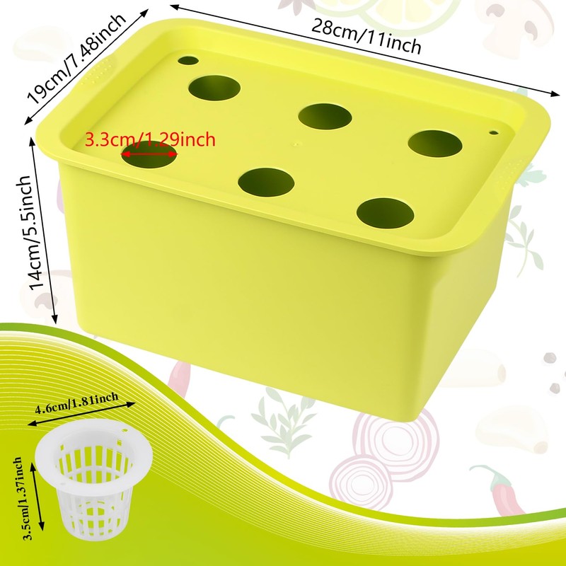 Aunifun Hydroponics Grower Kit Hydroponic SystemSelf Watering Indoor Hydroponics Tools