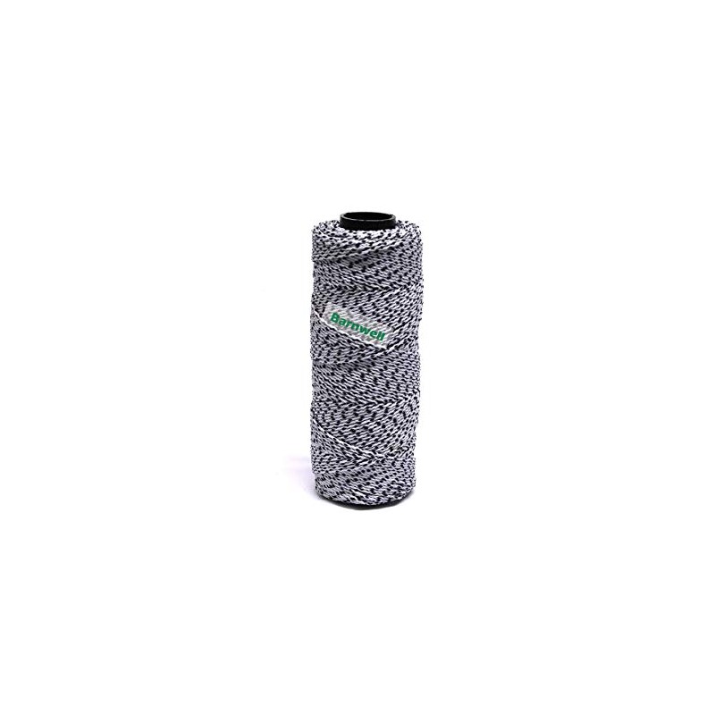 Barnwell Braided Nylon White/Black 500ft 150m Masons Builders Building Brick