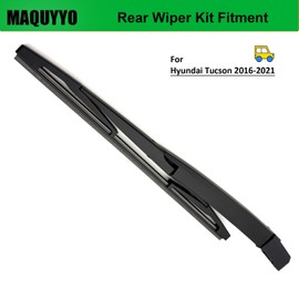 Rear Windshield Wiper Arm Blade Set Replacement for Hyundai Tucson 2016-2021, MAQUYYO Rear Windshield Wiper Blade Arm Kit Replace 98815-2J000