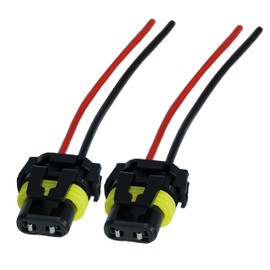 L & P Car Design 2x HB3 HB4 Lamps Plug Socket Lamp Socket Lamp Socket Lamp Socket Lamp Plug P20d P22d 9005 9006 with Cable for Lamps Bulbs Bulbs