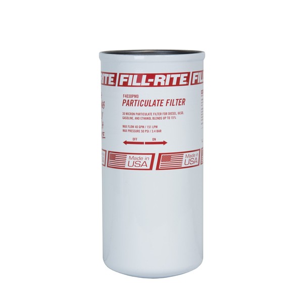 Fill-Rite F4030PM0 1" 40 GPM (151 LPM) 30 Micron Particulate Spin-On Fuel Filter