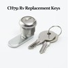 CH751 RV Keys for RV Campers Cabinets Push Locks, Spare