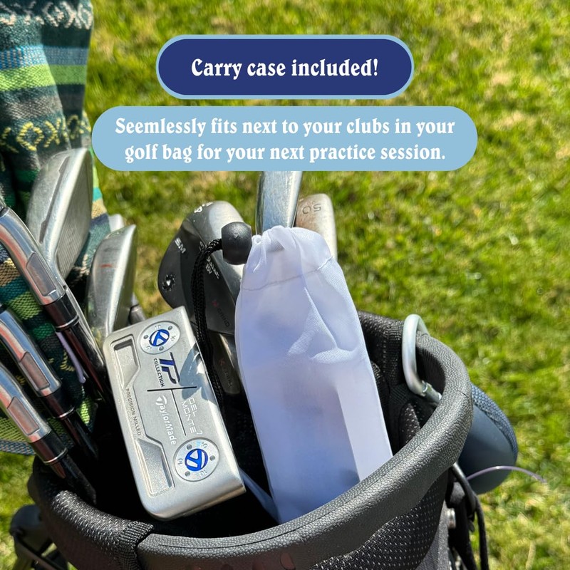 Swing Minder Putting Rail & Golf Stance Training Aid 2-in-1