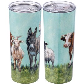 Primitives by Kathy Farm Family Stainless Steel Insulated Tumbler