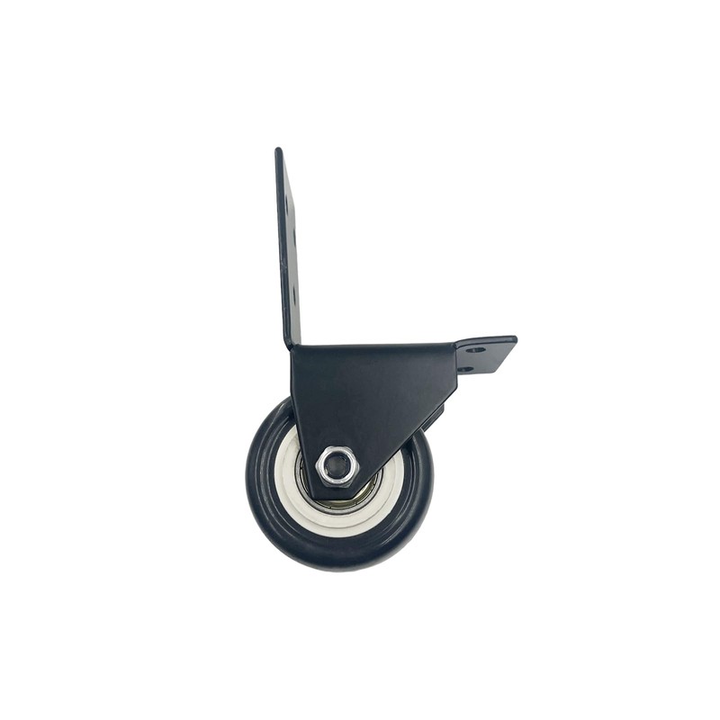 Yuqim 2 Pack Black Side Mount Casters 2 Inch Non