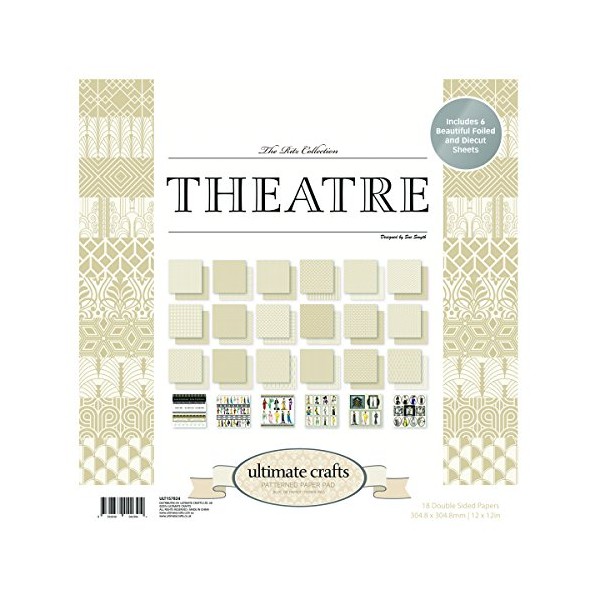 Ultimate Crafts Theatre 12x12 Paper Pad, Multicoloured
