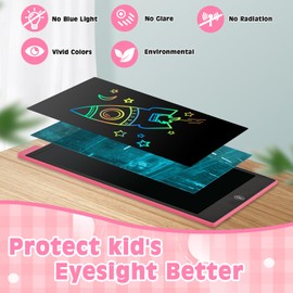 Kids Toys for 5 6 7 8-12 Years Girls Boys, 12 Inch LCD Writing Board Drawing Tablet, Students Wirting & Painting Educational Learning Resources, Christmas Stocking Stuffers for Kids Teens Gifts