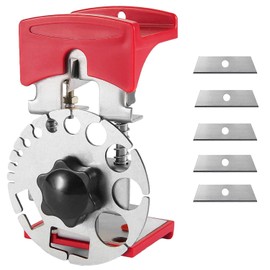 XIAQICA Hand-joined Quick Wire Stripper, Cable Peeler with 5 Spare Components, Portable Wire Stripper, Multifunctional Wire Stripping Tool for Stripping Round and Flat Cables