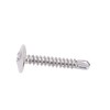 100Pcs Self Drilling Screw M4.2x25 Round Washer Stainless Steel Fastener