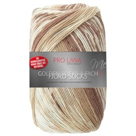 Frida's Wollhaus Pro Lana 100 g Golden Socks 4-Ply Fjord Socks Sock Yarn 16 Colours (181 | Beige Colour)