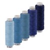 5 x 50 m Linen Yarn, Linen Thread, Flax Sewing