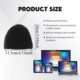 Lyxheth Car Screen Cleaner, Car Cloth Cleaner, 4.13"×4.13" Triangle Microfiber Auto Screen Cleaning Pad, Foldable Touch Screen Cleaner Cloth Accessory for Vehicle Dashboard LCD Display (Triangle)