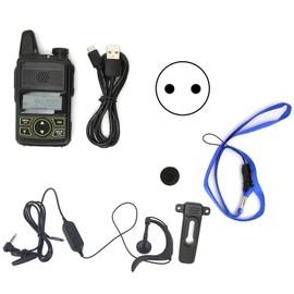 BFT1 WalkieTalkie UltraThin and Mini Handheld Rechargeable Civilian Radio WalkieTalkie