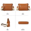 befen Genuine Leather Crossbody Bags for Women, Small Soft Leather