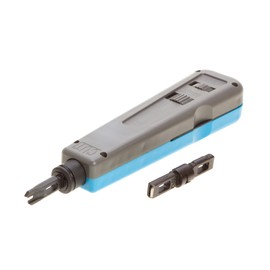 Easy Punch Down with Stainless Steel Blades For RJ45 LAN Cat6 / Cat5e Keystone Jacks + 20 Green Cat5e Keystones Jack Connectors Kit