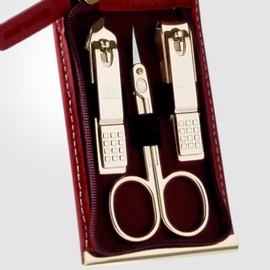 Korean Nail Clippers! World No. 1. Three Seven (777) Travel Manicure Grooming Kit Nail Clipper Set Made in Korea Since 1975 (6 PCs)