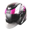 1STORM Motorcycle Open FACE Helmet Scooter Classical Knight Bike Dual