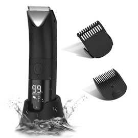 Manscape Ball Trimmer for Men,Body& Pubic Hair Trimmer and Groin Hair Shaver, Bikini Trimmer Women,Smooth Shaving, Lightweight with Travel Lock, IPX7 Waterproof Wet/Dry Shaving, LED Display