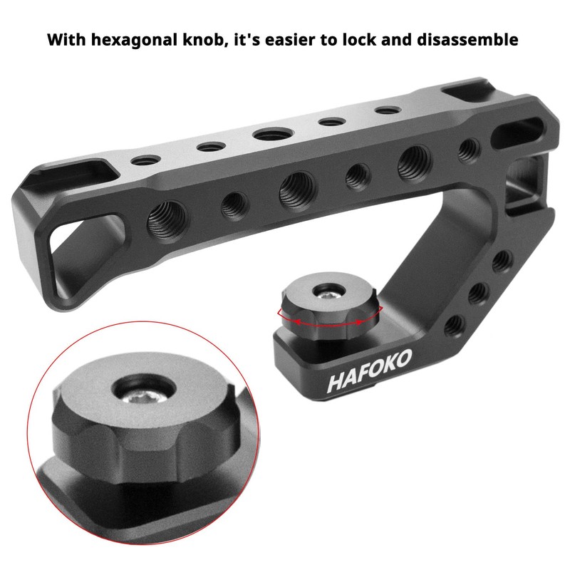 HAFOKO Camera Top Handle Camera Top Cheese Handle Universal Video