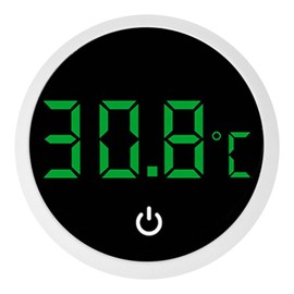 Aquarium Thermometer, Mini Aquarium Thermometer, LED Digital Display and High Precision Temperature Sensor, Touch Wake-Up, for Freshwater Marine Aquariums