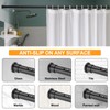Heavy-duty Tension Curtain Rod, 43-63 Inch,Spring Closet Rod, for Windows