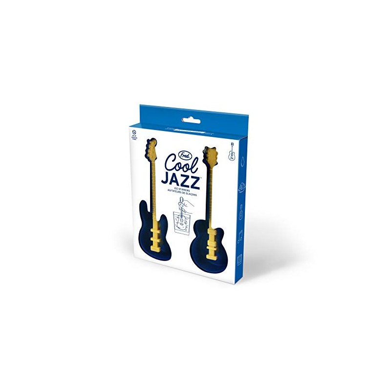Genuine Fred COOL JAZZ Guitar Ice Tray and Stirrers
