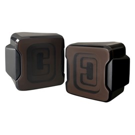 AMERICAN MODIFIED Tunnel Tail Lights Compatible 2007-2018 Jeep Wrangler JK/JKU, JK Lights - Smoked Lens