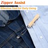 STSTR Easy Button Hook, Steel Button Helper Tool for Elderly,