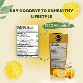 Lynch Foods Limited - Old Style Drink Mix - Hot Lemon with Honey - 1 Box of 10 pouches