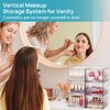 Vtopmart 2 Pack Small Clear Stackable Storage Drawers,Acrylic Bathroom Makeup
