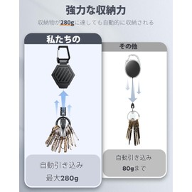 Pawfly Heavy Duty Retractable Keychain Retractable Badge Reel With Magnetic Closure For Up To 454g Magnetic ID Badge Holder Reel With 78cm Dyneema Cord Strong ABS Packaging Carabiner And Large Key