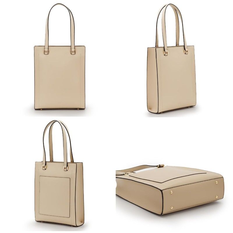ANDSHIN Vertical Tote Bag - Lightweight A4 Large Capacity Women's