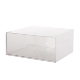 ASelected Desktop Drawer Organizer, Stackable Storage Drawers, Desk Storages Box, Plastic White Desk Organizers for Makeup Storage Office School Home and Bathroom Cosmetics Counter Dresser