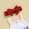 Ayalinggo My First 4th Of July Baby Girl Outfit Newborn