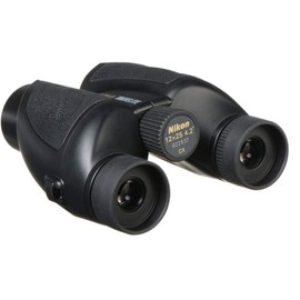 Nikon Travelite Compact Binoculars, Black Bundle with Nikon Lens Pen and Lumintrail Cleaning Cloth