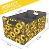 Homeve Trunk Organizer, Car Storage, Reinforced Handles, Collapsible Multi-Compartment Car