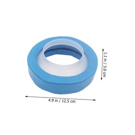 Operitacx 2Pcs Toilet Wax Rings with Flange Reliable Toilet Seal Gaskets for Odor Prevention and Leak Protection Essential Bathroom Replacement Sealing