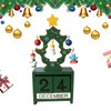 Christmas Advent Calendar Wooden Christmas Countdown Calendar Christmas Tree Calendar