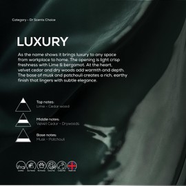 Dr Scent Breeze of Joy Luxury Aroma Oil Diffuser – 170ml | UK-Made Cedarwood & Velvet Cedar Fragrance | Perfect for Hotels, Large Rooms, and Offices