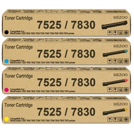 7525 Toner Cartridge High Yield 006R01513 006R01514 006R01515 006R01516