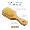 Kent OS11 Satinwood Military Club Hair Brush & Beard Brush