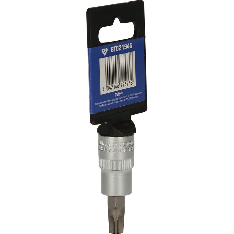 BRILLIANT TOOLS BT021946 3/8 Inch Torx Bit Socket, T45 [Powered