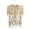 MiniSun Modern Chrome Chandelier Ceiling Pendant Light Shade with Clear