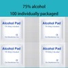 Disposable Alcohol Cotton Tablet, Outdoor Travel Wipes Individually Packed (100Pcs)
