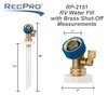 RecPro RV Secure Hands Free Water Tank Fill | Clear