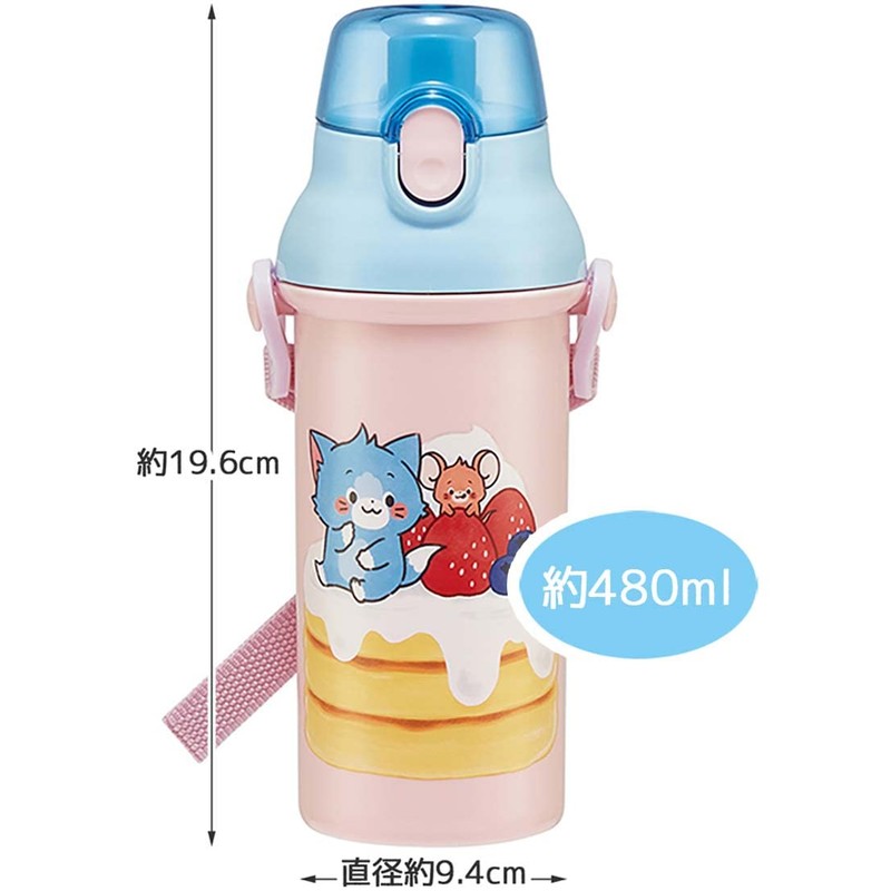 Skater PSB5SANAG-A Water Bottle, Tom & Jerry, 16.9 fl oz